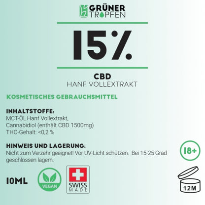15% CBD Tropfen