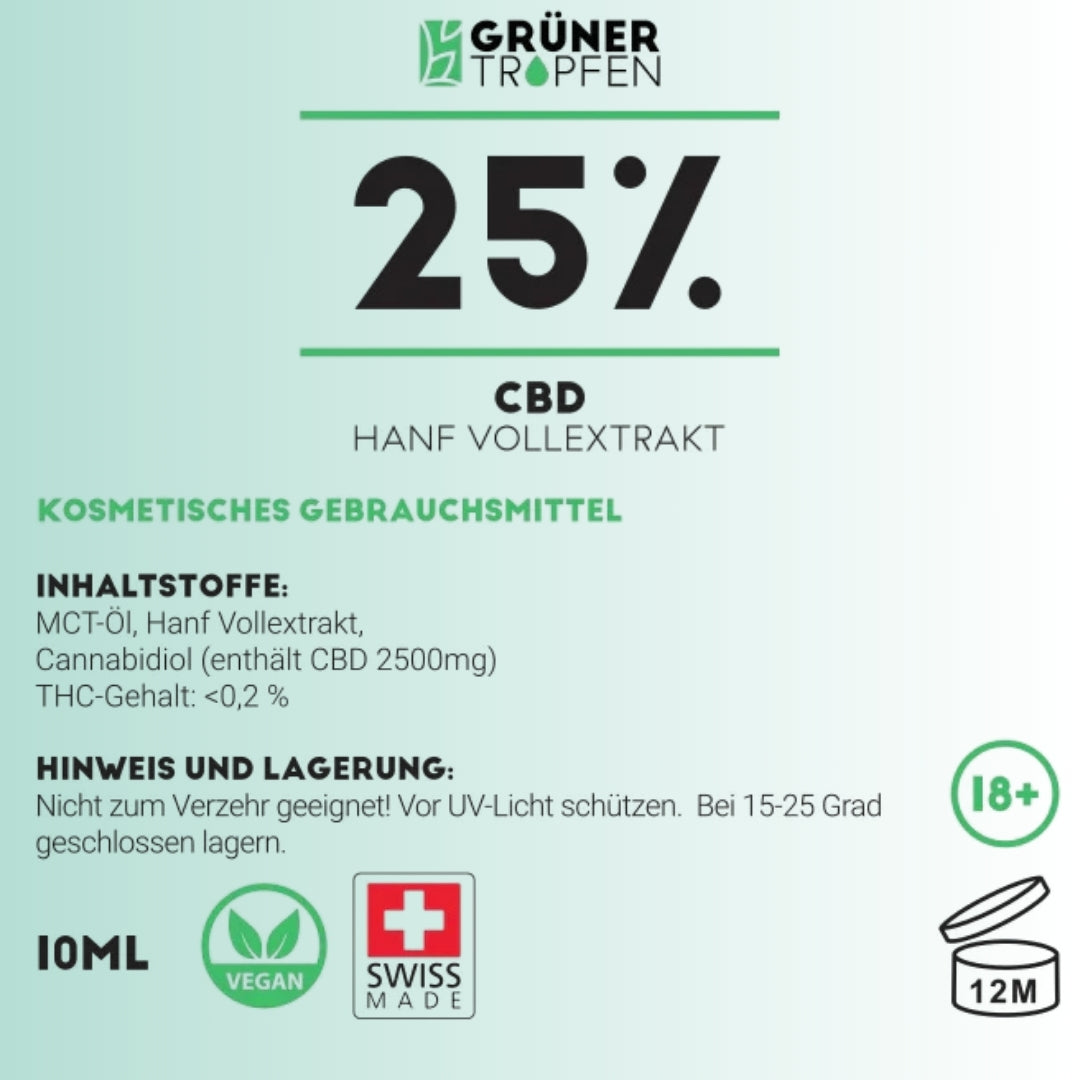 25% CBD Tropfen