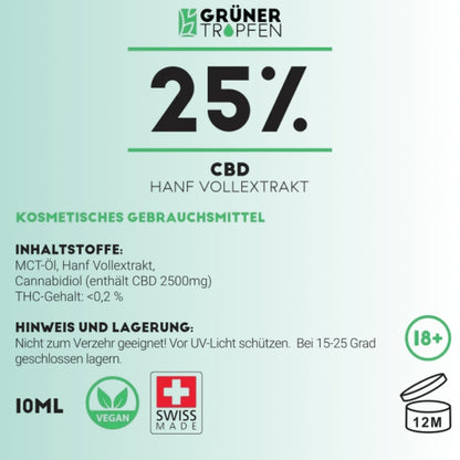25% CBD Tropfen
